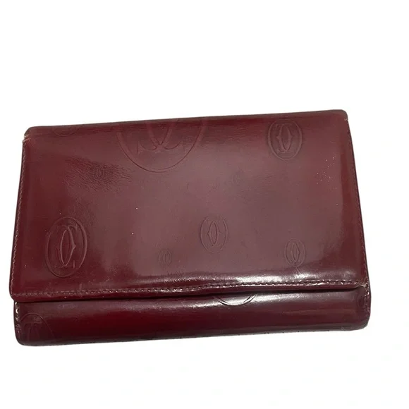 💜💚Cartier Burgundy Leather Wallet. - Picture 10 of 11
